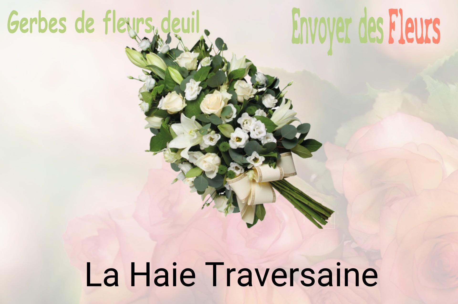 Gerbe de fleurs de deuil livrée à La Haie-Traversaine